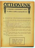 1937 Otthonunk. A magyar lányok kézimunka, divat és iparművészeti melléklete. Aranyozott, kiadói egé...