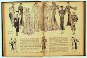 1937 Otthonunk. A magyar lányok kézimunka, divat és iparművészeti melléklete. Aranyozott, kiadói egé...