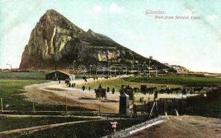 6 db RÉGI, megíratlan, gibraltári városképes lap / 6 old postcards from Gibraltar, unwritten postcar...