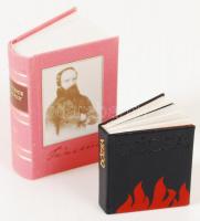 2 db minikönyv-Dózsa György és a magyar parasztháború. Bp., Zrínyi Nyomda. Kiadói műbőr kötés, jó ál...