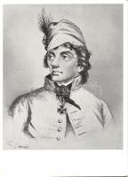 18 db megíratlan Kosciuszko témájú képeslap sorozat, 1-6, 8-14, 16-20. / 18 Kosciuszko postcards ser...