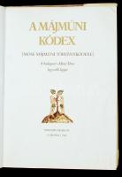 Scheiber Sándor: A Májmúni kódex. Móse Májmúni és törvénykódexe. Bp., 1980, Magyar Helikon - Corvina...