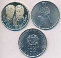 1980. 100Ft "Szovjet-magyar közös űrrepülés" + 1981. 100Ft "Bulgária 1300 éves" ...