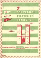 1946 Genova, philatelic conference, So. Stpl (EK)