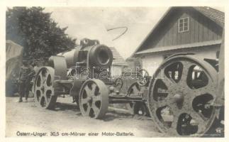 Österr.-Ungar. 30,5 cm-Mörser einer Motor-Batterie / mortar, Nikita cannon
