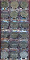 ~260db-os fémpénz gyűjtemény 5db érmetartó albumban T:vegyes