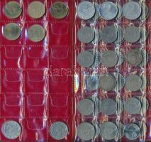 ~260db-os fémpénz gyűjtemény 5db érmetartó albumban T:vegyes