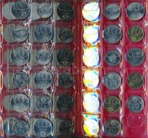 ~260db-os fémpénz gyűjtemény 5db érmetartó albumban T:vegyes