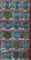 ~260db-os fémpénz gyűjtemény 5db érmetartó albumban T:vegyes
