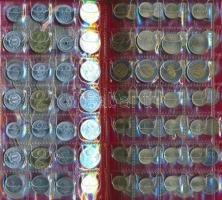 ~260db-os fémpénz gyűjtemény 5db érmetartó albumban T:vegyes