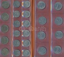 ~260db-os fémpénz gyűjtemény 5db érmetartó albumban T:vegyes
