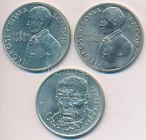1983. 100Ft "Czóbel Béla" + 1984. 100Ft "Kőrösi Csoma Sándor" (2x) mindegyik ere...