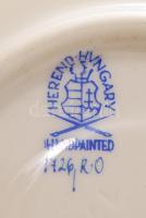 Herendi Rothschild mintás csészealj, kézzel festett, jelzett, hibátlan, d: 13,5 cm