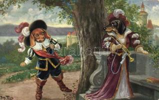 Dogs, T.S.N. Serie 1015. 6 Dess s: Arthur Thiele (EB)