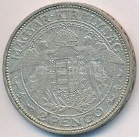 1936. 2P Ag "Madonna" T:2,2- Unger: 1511., Adamo P7.