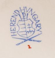 Herendi porcelán Kakas Marci, festetlen, jelzett, hibátlan, m: 28,5 cm, h: 34,5 cm