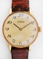 Roamer női karóra, acél tokos, működik, bőr szíjjal, sorszámozott: 6565 8210.131