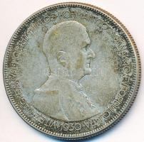 1930. 5P Ag "Horthy jobbra" T:3
Adamo P8