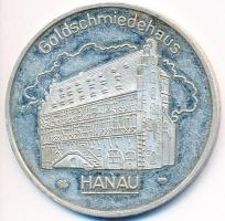 Németország DN "Goldschmiede ház - Hanau / SCHWAB - 25 évi hűséges munkáért" Ag kitüntető ...