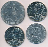 1980. 100Ft "Szovjet-magyar közös űrrepülés" + 1982. 100Ft "Labdarúgó VB" + 1986...