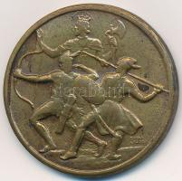 Berán Lajos (1882-1943) 1942. "Leventeverseny" fém díjérem (32mm) T:2-