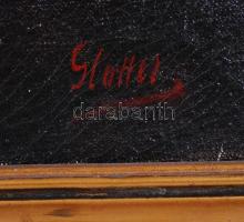 Glatter jelzéssel: Varró nő. Olaj, vászon, keretben, 57×47 cm