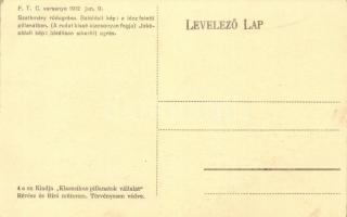 1913 MAC verseny, Szathmáry rúdugrása; kiadja 'Klasszikus pillanatok vállalata' 4. sz. / H...