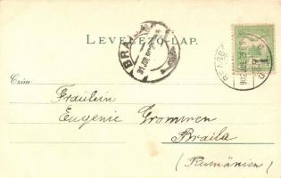 Brassó, Kronstadt; Fekete- és Fehér-torony / Schwarzer und weisser Turm, Verlag der Buchhandlung Hie...