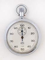 UMF Ruhla márkájú német stopperóra, hátoldalán sorszámmal (304351), valamint kisebb kopásnyomokkal, működik