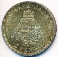 1936. 2P Ag "Liszt Ferenc" T:2- Adamo P7.3