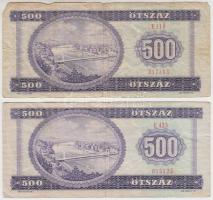 1980-1990. 500Ft (2x) T:III