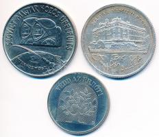 1980. 100Ft Ni "Szovjet-magyar közös űrrepülés" + 1984. 20Ft CuNi "FAO III." + 1...
