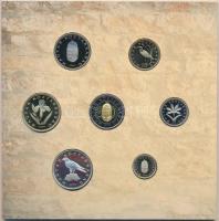 2005. 1Ft-100Ft 7klf db + 10Ft "József Attila" dísztokos szettben T:PP