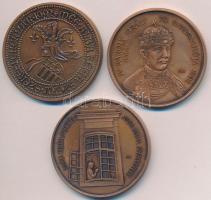3db klf MÉE emlékérem: Fritz Mihály (1947-) 1993. "MÉE Székesfehérvár / 25 éves a szervezett ér...