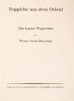 Grote-Hasenbalg, Werner: Teppiche aus dem Orient. Ein kurzer Wegweiser. Leipzig, 1936, Verlag von H....