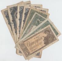 Szovjetunió 1937. 1Ch (4x) + 1938. 1R + 3R (3x) T:III-  Soviet Unino 1937. 1 Chervonetz (4x) + 1938. 1 Ruble + 3 Rubles (3x) C:VG