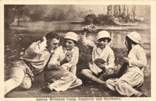 Antony Weimann Comp. Jongleure und Akrobaten / playing card