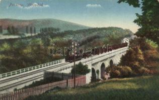 Pozsony, Vörös híd / bridge, train