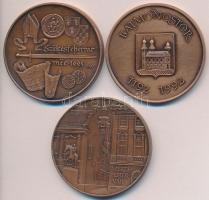 3db klf emlékérem: Fritz Mihály (1947-) 1992. "Szent László - 800 éve avatták szentté / Bátmono...