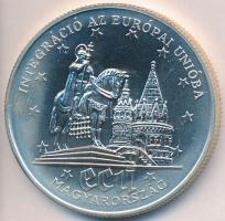 1994. 500Ft Ag "Integráció az EU-ba / Halászbástya" dísztokban, tanúsítvánnyal T:BU