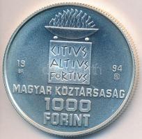 1994. 1000Ft Ag "Nyári olimpia-Atlanta" tanúsítvánnyal dísztokban T:BU Adamo EM137