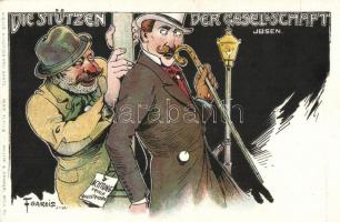 Die Stützen der Gesellschaft / Henrik Ibsen's play, illustration, advertisement, Philip & Kramer Serie XLVII-s. litho s: F. Gareis