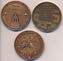 3db klf MÉE emlékérem: Horváth László / Nagy Lajos (1949-) 1990. "MÉE Budapest / Batthyány Lajo...