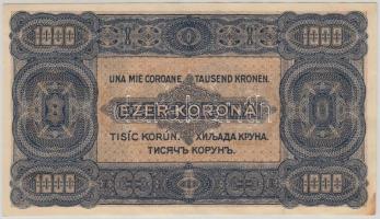1923. 1000K "Magyar Pénzjegynyomda Rt. Budapest" T:I- bal alsó sarkán kis folt, hajtatlan
...