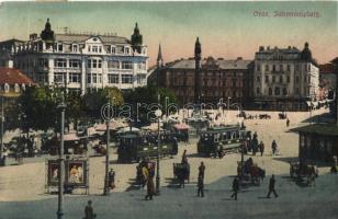 Graz, Jakominiplatz / square, trams