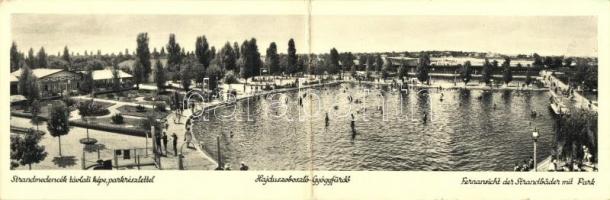 Hajdúszoboszló-gyógyfürdő, Strandmedencék, park panoramacard