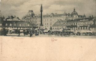 Graz, Jakominiplatz / square, shop of Anton Ruderer (EB)