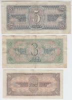 Szovjetunió 1938. 1R + 3R + 5R T:III, 5R restaurált
Soviet Union 1938. 1 Ruble + 3 Rubles + 5 Rubles...