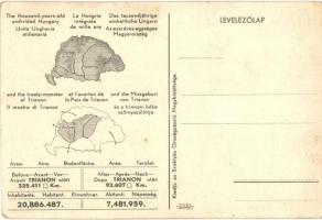 Trianon, Hungarian irredenta, kiadja az Ereklyés Országzászló Nagybizottsága s: Lamoss (EK)