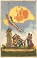 Hiszekegy, Hungarian irredenta, kiadja az Ereklyés Országzászló Nagybizottsága s: Lamoss (EK)